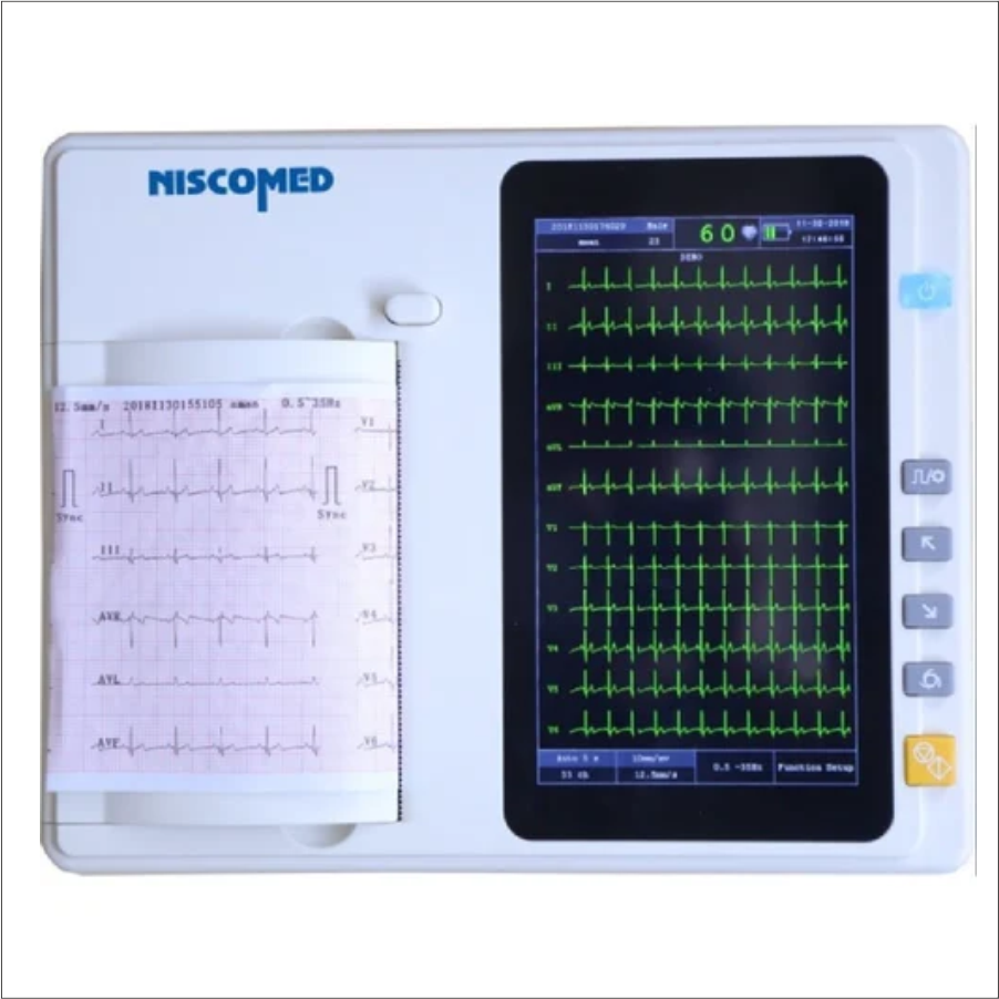 Niscomed Six Channel ECG Machine - Flight 601
