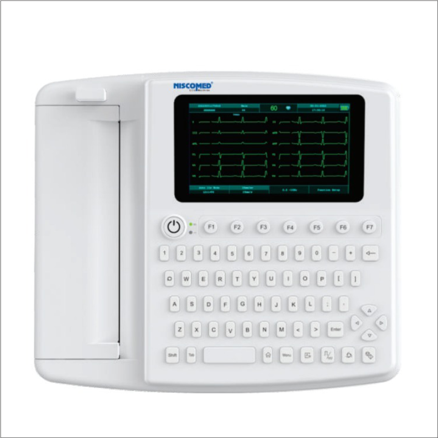 Niscomed Twelve Channel ECG Machine - Flight 1201