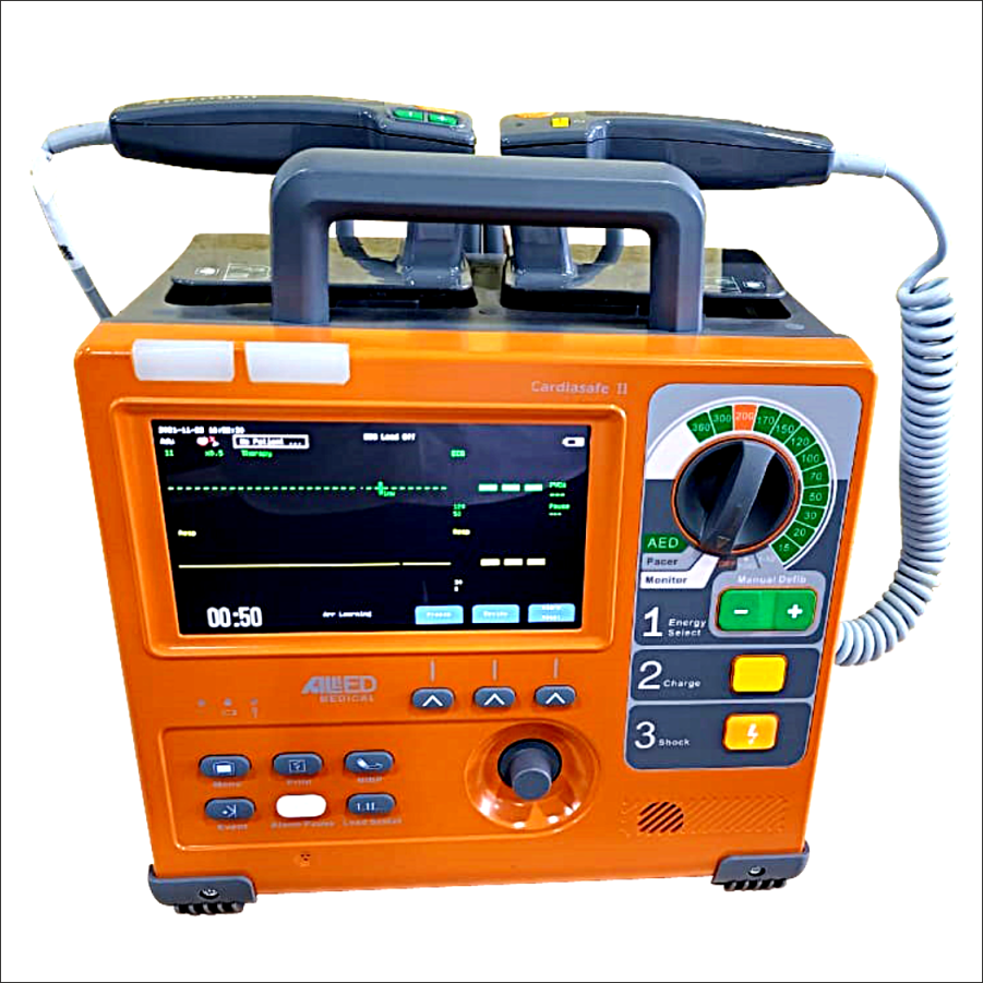 Allied Medical Cardiasafe-II Defibrillator - with AED & Pacing