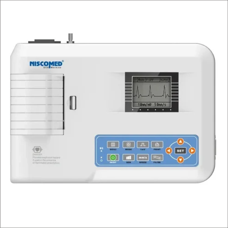 Niscomed Three Channel ECG Machine - Flight 300