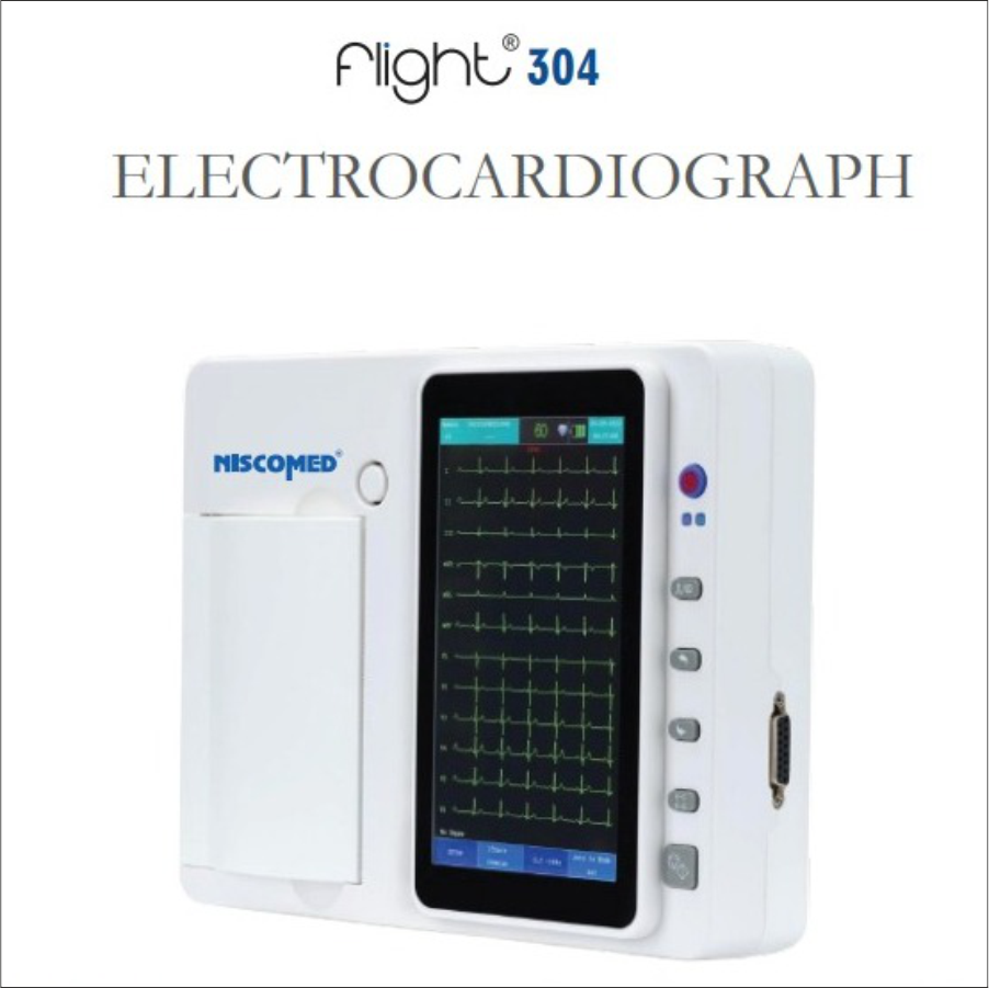 Niscomed Three Channel ECG Machine - Flight 304